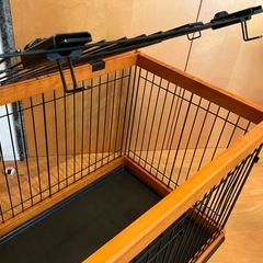 中古ペットゲージ　WOOD PET CAGE 天然木
　の画像