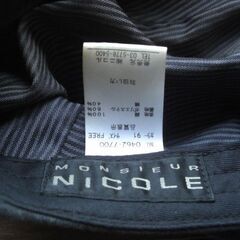 ハンチング帽子　NICOLE　フリーサイズの画像