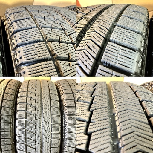 良品! スタッドレス205/55R16 4本／BS VRX 8分上 A4954-81