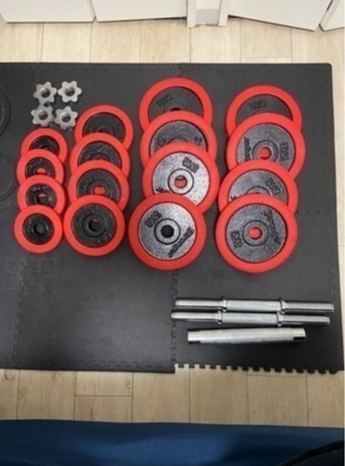 ダンベルプレート60kg トレーニングベンチ台セット