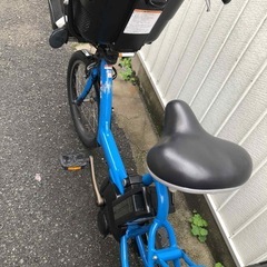 ヤマハ電動アシスト自転車 チャイルドシート付きの画像