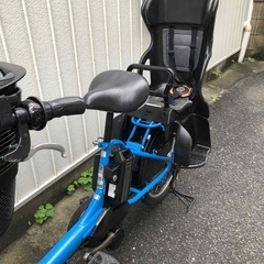 ヤマハ電動アシスト自転車 チャイルドシート付きの画像
