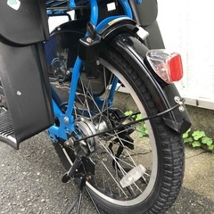 ヤマハ電動アシスト自転車 チャイルドシート付きの画像