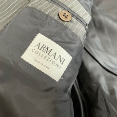 お話し中！イタリア製アルマーニスーツの画像