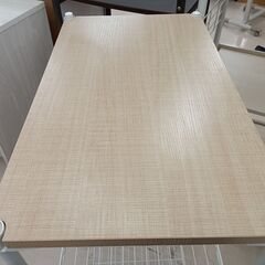 リユースのサカイ栃木店★ジモティ割あり★  ラック ベージュ×白 W60×D35×H93.5 クリーニング済み TC11307の画像