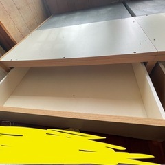 🉐ベッドフレーム🉐セミダブル　シングル　 ベッド　寝具　マットレス　ベット　収納付き　引き出し付き
の画像