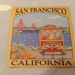 コースター　サンフランシスコ　カリフォルニアお土産の画像