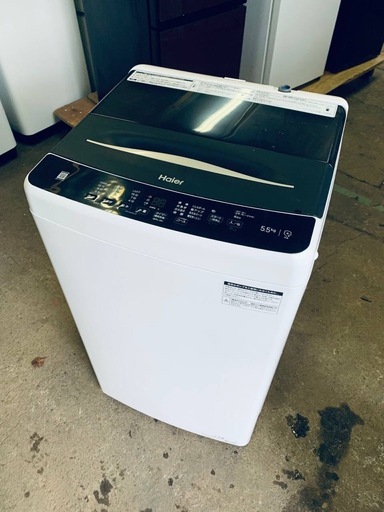 ♦Haier 全自動電気洗濯機【2022年製】JW-U55A