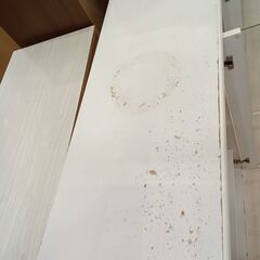 リユースのサカイ栃木店★ジモティ割あり★  収納棚 ホワイト W87.5×D35×H93 クリーニング済み TC11309の画像