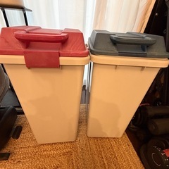大容量ゴミ箱を無料でお譲りします（一部破損あり）の画像