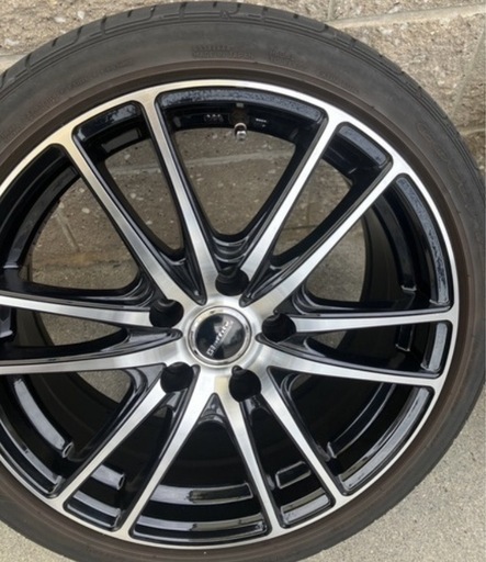 美品？　Laffite（ラフィット）　17インチ7J  114.3  IN38 205/45/17