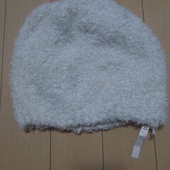 ☆レディース☆ふわふわ帽子☆ホワイト☆の画像