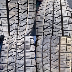値下げ❗️トヨタダイナ　デュトロホイール付き　　ブリヂストンスタッドレス205/70R17.5 115/113 W989の画像