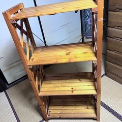 4段　シェルフ　棚の画像