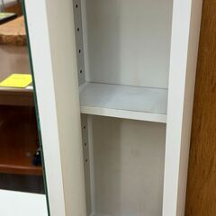 ✨️ジモティー割引✨️【ジャングルジャングル堺初芝店】　不二貿易　ドレッサー　ホワイト　幅(W)602mm × 奥行(D)390mm × 高さ(H)1303mm　堺市（東区　西区　北区　南区　堺区　美原区）高石市　泉大津市　忠岡町　和泉市　松原市　大阪狭山市の画像