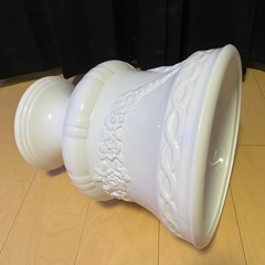 ロココ 植木鉢 傘立て 小物入れ インテリア 姫系 花台 陶器 白家具　の画像