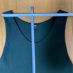 UNIQLOノースリーブAラインワンピースの画像