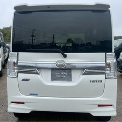【支払総額22万円】h27年式タントカスタム車検令和9年10月機関良好 フルセグTV Bluetooth パワスラ 人気車種！の画像