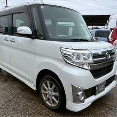 【支払総額22万円】h27年式タントカスタム車検令和9年10月機関良好 フルセグTV Bluetooth パワスラ 人気車種！の画像
