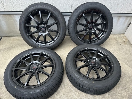 16インチ スタッドレスタイヤ&アルミホイール４本セット(クロスビー、イグニス、アクア)