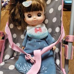 ソランちゃん、リカちゃん、ベビーカー、ハンドメイドの抱っこひも、ベビーベットその他セットの画像