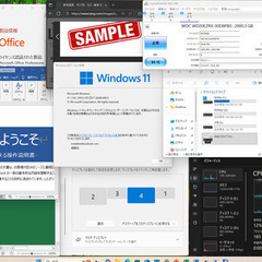 値引参照 i7-9700 64GB M.2NVMe256GBx2SSD HDD2TB  プラチナ電源 GPU-NVIDIA-NVS310 5画面 Windows11 Pro Office Pro 【事務文書計算画像,株為替取引トレーダー,クリエイター、動画編集,企業業務用.小PCサーバー】の画像