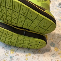 キッズ 長靴 19cm グリーン/ブラック の画像