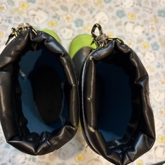 キッズ 長靴 19cm グリーン/ブラック の画像