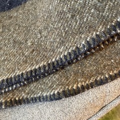 BasShu バッシュ IZM woolen mills ブランケット　約180×130 　大型の画像