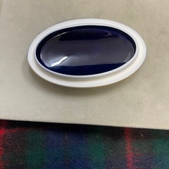 リモージュ Castel 紺色 小物入れ 金彩 フランス製の画像