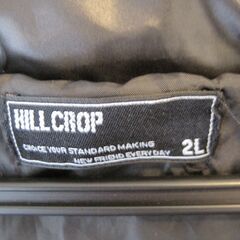 サイズを間違えて購入　HILL　CROPダウンジャケットLLサイズ黒　フード無しの画像