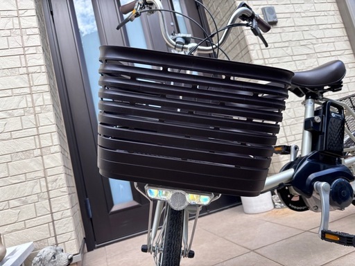パナソニック 電動アシスト三輪車 ビビライフ BE-ELR833T バッテリー充電器付き 前後カゴ付き