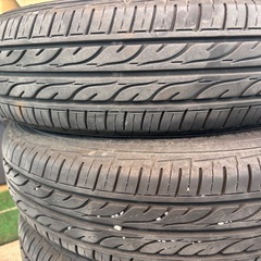 中古タイヤ（DUNLOP EC202）4本セット145//80R13（組み換え無料）の画像