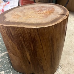 丸椅子　木製の画像