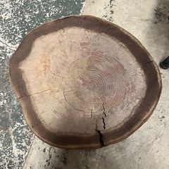 丸椅子　木製の画像