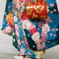 振袖花柄フルセットの画像