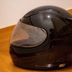 Kabuto フルフェイスヘルメット Lサイズ 黒の画像