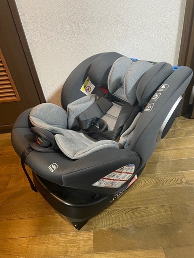 ISOFIX 360度回転式　チャイルドシート　新生児　ジュニアシート　シートベルト式も対応