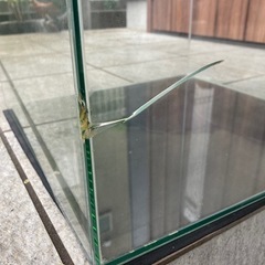【ジャンク品】45㎝×45㎝×45㎝キューブ水槽、アクアリウム、小動物、水槽の画像