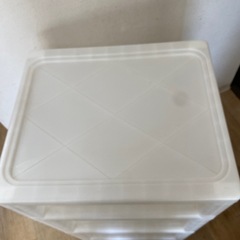 カインズ　スタックコンテナ　キャスター付3段の画像