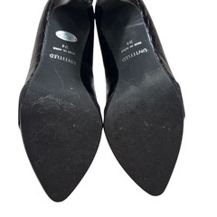 美品★UNTITLED ハイヒール　ブラックパンプス　24㎝　日本製　の画像