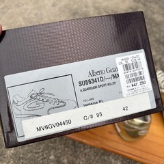 イタリアの高級ブランド「Alberto Guardiani（アルベルト・ガルディアーニ）」の メンズスニーカーです。  の画像