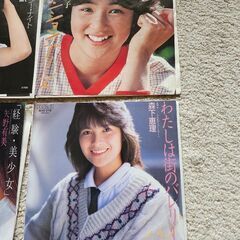 アイドル系6枚のシングルレコードの画像