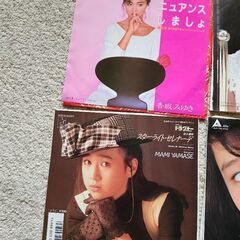 アイドル系6枚のシングルレコードの画像