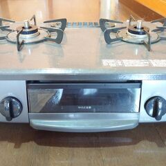 リンナイ２口ガスコンロ　グリル付きの画像