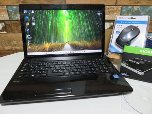 美品！◇最新windows11ノートPC◇快適！高速起動&webカメラ付き◇年賀状作成OK◇爆速新品SSD+高性能core i3◇NEC VK24L-F/メモリ4GB/office/無線LAN/15.6型ワイド/N168