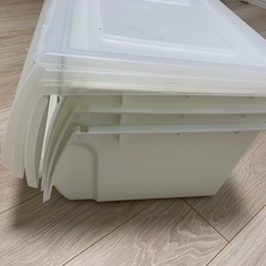 ニトリ　収納ケース　3箱の画像