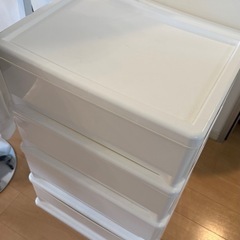 ニトリ　4段収納ケースの画像