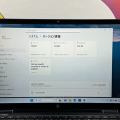 JC1071　良品 HP Elite Dragonfly G2 第11世代 タッチ ノートPC　Windows11　office2024の画像