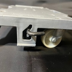 【業務用中古】KAWAJUN 平台車 ストッパー付き 5輪 台車 リカーキャリア　連結可　頑丈の画像